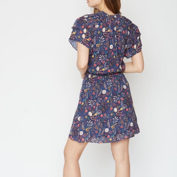 Caballero Floral Navy Mini Dress - Picture 3 of 16
